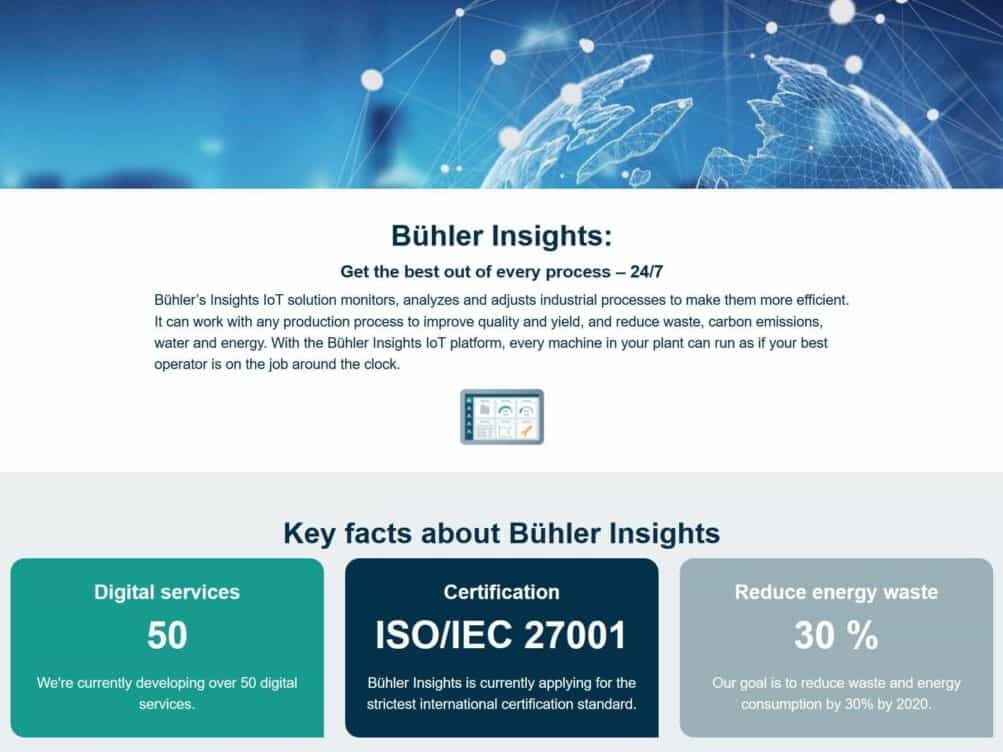 Bühler Insights